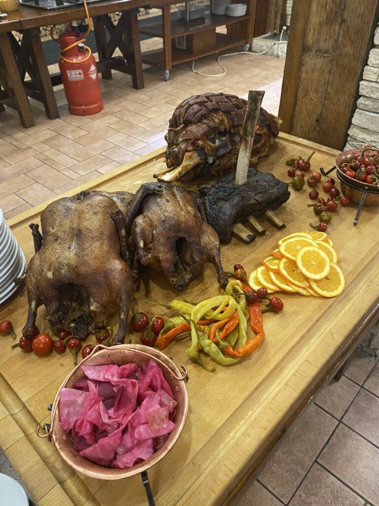 Slovenský bazár - tržnica. Gastroshow v Hoteli Družba. 