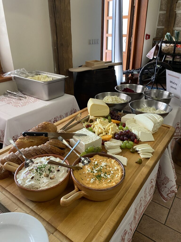 Slovenský bazár - tržnica. Gastroshow v Hoteli Družba. 