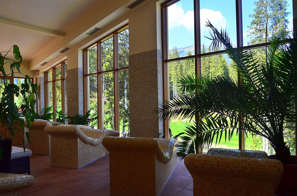 Spoločná zóna v najväčšom Wellness Centre na Liptove. Hotel Družba.