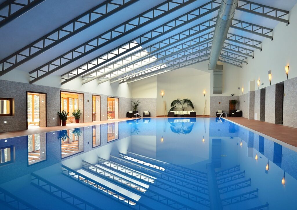 Spoločná zóna v najväčšom Wellness Centre na Liptove. Hotel Družba.