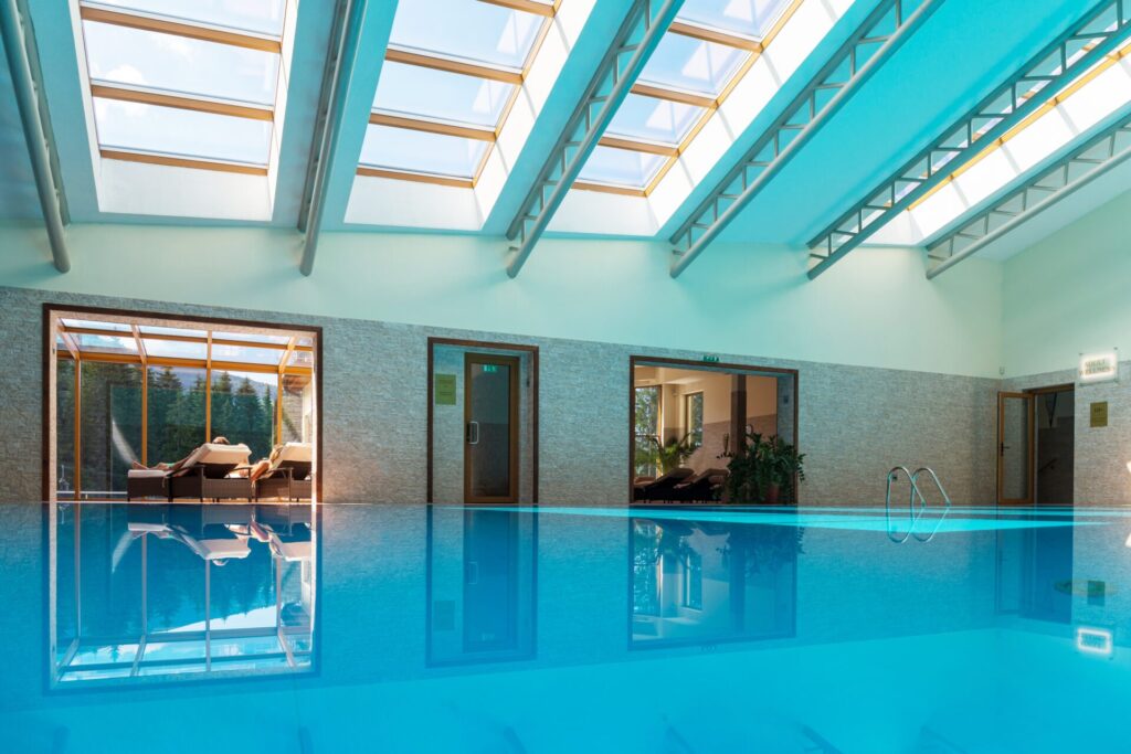 Spoločná zóna v najväčšom Wellness Centre na Liptove. Hotel Družba.