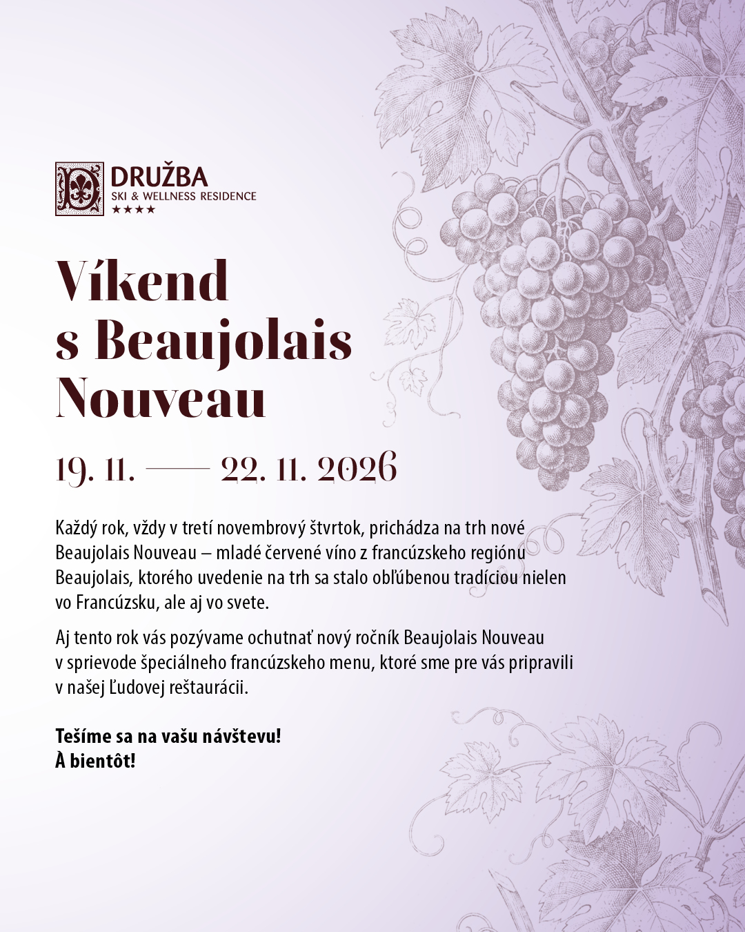 Víkend s Beaujolais Nouveau